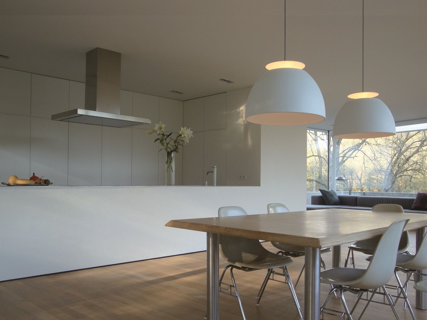 Spisebordslampe – vifte til vedovn