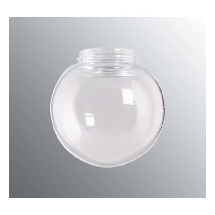 Kuppel glob klarglas gjenge 84,5 mm Ø 150 mm høyde 133 mm
