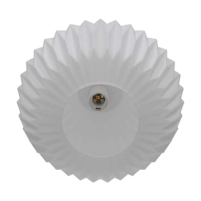 Aviana takpendel, diameter 30 cm, Hvitt glass