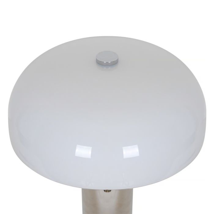 Gabrielle bordlampe, høyde 43 cm, Krom