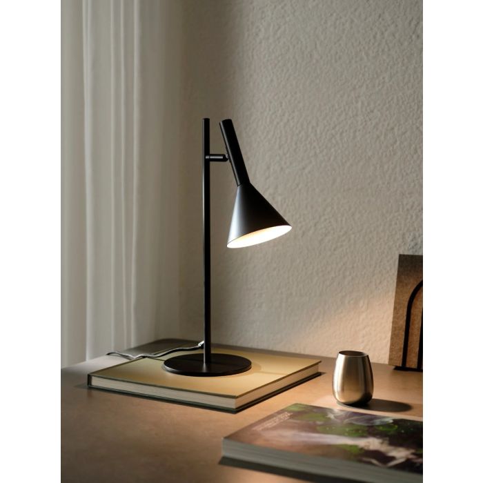 Kelvis bordlampe, høyde 42 cm, Sort
