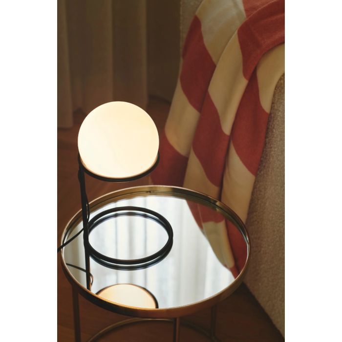 Wilson bordlampe, høyde 31 cm, Sort