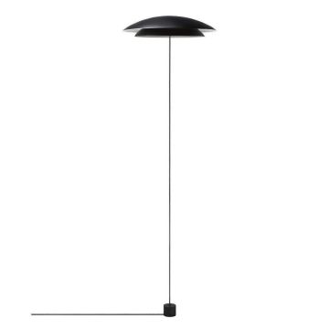 Noway hengende gulvlampe med gulvlodd, dobbel skjerm, LED 3000K 495lm