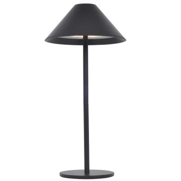 Oris oppladbar bordlampe 3W LED, 136lm, 2700K, høyde 31,5 cm, Grafitt