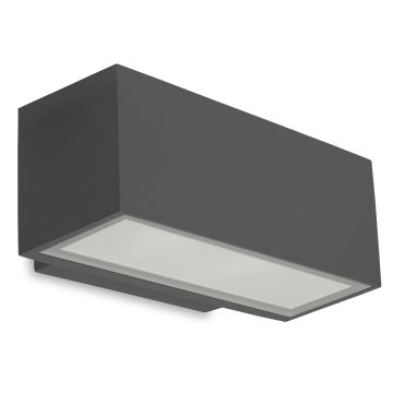 Afrodita vegglampe, lys ned, LED 3000K 1670lm, Antrasitt