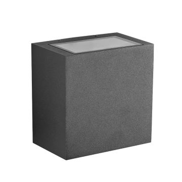 Afrodita Tech 21 cm K2, lys opp og ned, LED 4000K 1441lm, Antrasitt, dimbar med 1-10V
