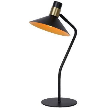 Pepijn 1 bordlampe, høyde 45 cm, Sort/Gull