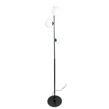 Emrik gulvlampe, høyde 130 cm, Sort