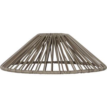 Vide lampeskjerm, diameter 25 cm, Beige