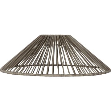 Vide lampeskjerm, diameter 38 cm, Beige