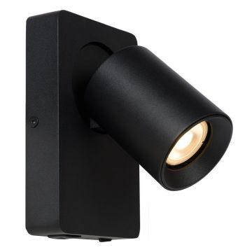 Nigel vegglampe med bryter og USB-utgang, fast montering