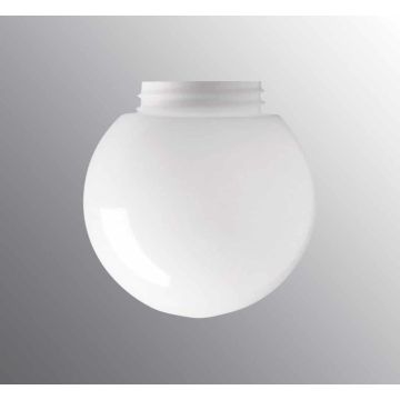 Kuppel glob blank opal gjenge 84,5 mm Ø 150 mm høyde 133mm
