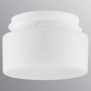 Reserveglass - Kuppel Opus 100/100, diameter 9,8 cm, Matt opalhvitt glass