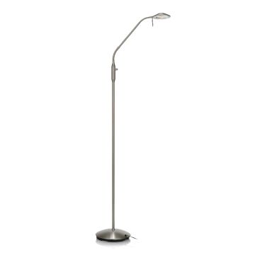 Hudson gulvlampe med dimmer, 6W LED 3000K, 450lm, høyde 135 cm