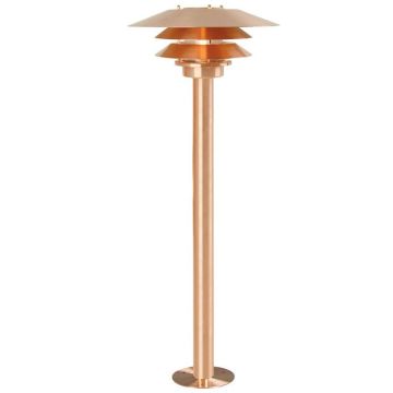 Venø hagelampe, høyde 93 cm, Kobber