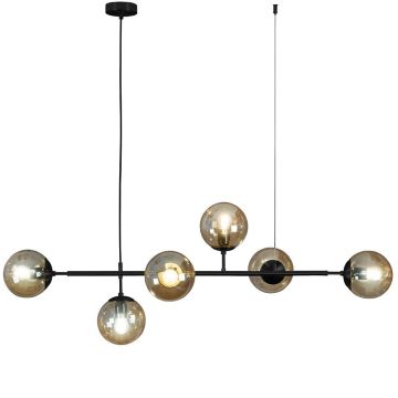 Emrik 6 pendelskinne, bredde 120 cm, u/glass