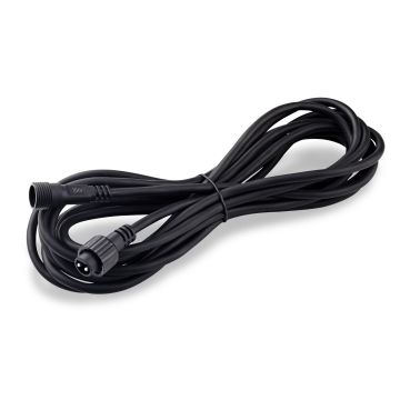 [3] Garden 24 kabel, 10 meter forlenger, Sort