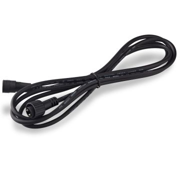 [3] Garden 24 kabel, 2 meter forlenger, Sort