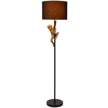 Chimp gulvlampe, høyde 150 cm, Sort/Gull