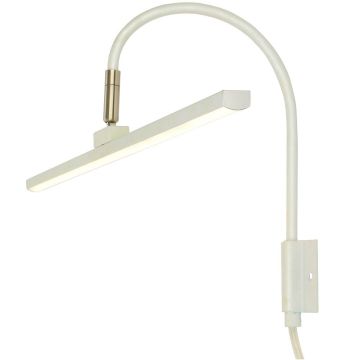 Miro maleribelysning, 40 cm, 5W LED 3000K 450lm, med bryter