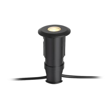 [2] Garden 24 Decklight (u/trafo), diameter 6 cm, 3000K 150lm, Sort