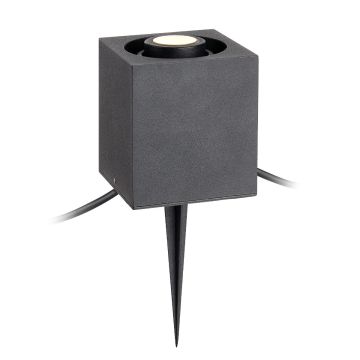 [2] Garden 24 Kubespot, høyde 10 cm (u/trafo), 3000K 170lm, Sort