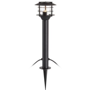 [2] Garden 24 blomsterstolpe (u/trafo), høyde 45 cm,3000K 100lm, Sort