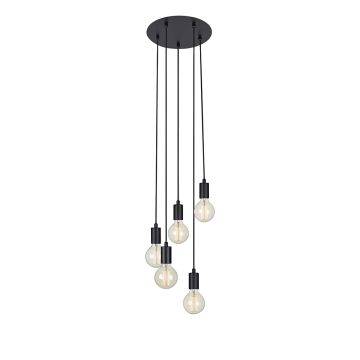 Sky 5 klyngependel, diameter 32 cm, Sort