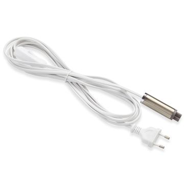 [1] Expand Startkabel 350 cm, Eurostikk + bryter, Stål