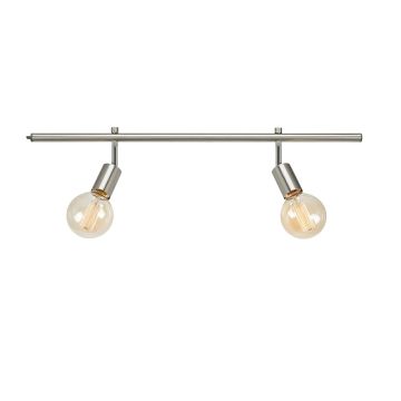 [2] Expand 2 x E27 lampe, 70 cm, Stål