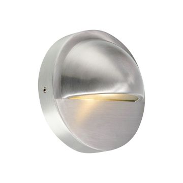 [2] Garden 24 vegglampe, diameter 10 cm (u/trafo), 3000K 40lm, Aluminium