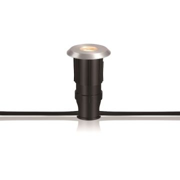 [2] Garden 24 Decklight (u/trafo), diameter 6 cm, 3000K 48lm, Aluminium