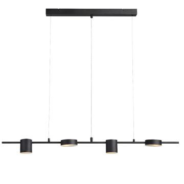 Row 4 pendelskinne, 106 cm, Sort