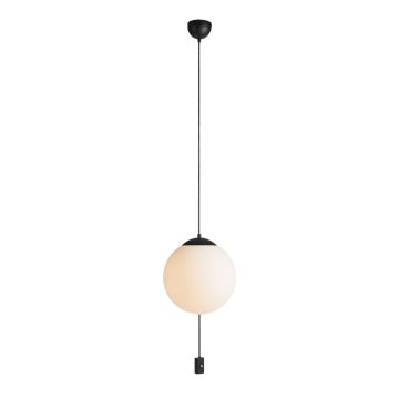 Here takpendel med bryter, diameter 30 cm, Sort/Hvit