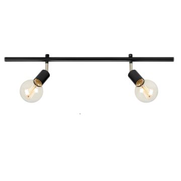[2] Expand 2 x E27 lampe, 70 cm, Sort