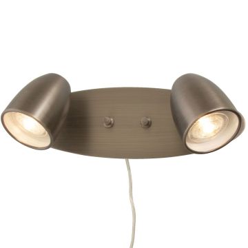 Sandnes duo vegglampe med dimmere