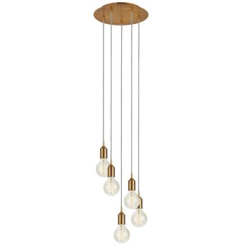 Bronx 5 klyngependel, diameter 32 cm, Bronse