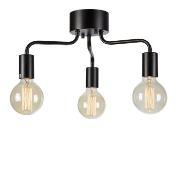 Avery 3 taklampe, diameter 38 cm, Sort