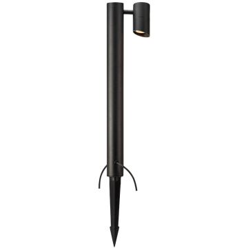 [2] Garden 24 Cylinder hagepullert (u/trafo), høyde 60 cm, 3000K 560lm, Sort