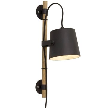 Espresso vegglampe, Sort / Tre