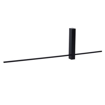 Segin vegglampe, lengde 60 cm, dimbar LED 6W 2700K 240lm, Sort