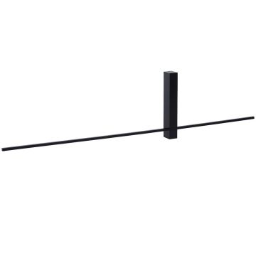 Segin vegglampe, lengde 90 cm, dimbar LED 10W 2700K 400lm, Sort