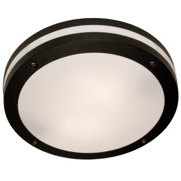 Resmo taklampe, diameter 30 cm, Sort