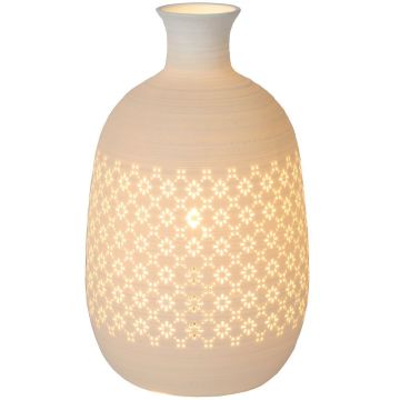 Tiesse bordlampe, høyde 26 cm, Hvit