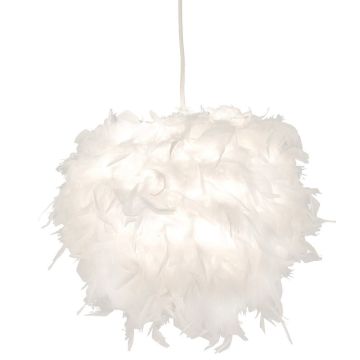 Boa takpendel, diameter 25 cm, Hvit