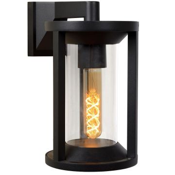 Cadix utendørs vegglampe, høyde 27 cm, Sort