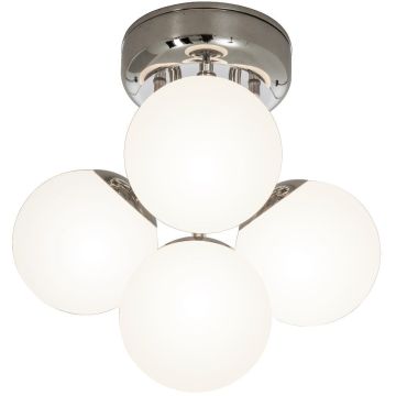 Nicosia 4 taklampe for bad, diameter 26 cm