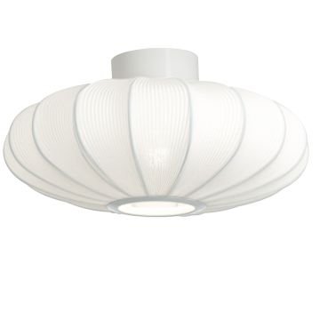 Mamsell taklampe, diameter 45 cm, Hvit