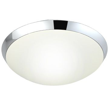 Siracusa plafond for bad, diameter 28 cm, Krom