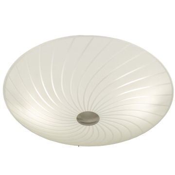 Cyklon plafond, diameter 34 cm, Hvit / Stål